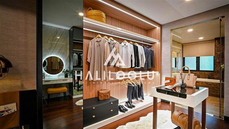 Kadınlara Özel Giyinme Odası, Makyaj Masası ve Dinlenme Alanı Tasarımı Fikirleri.