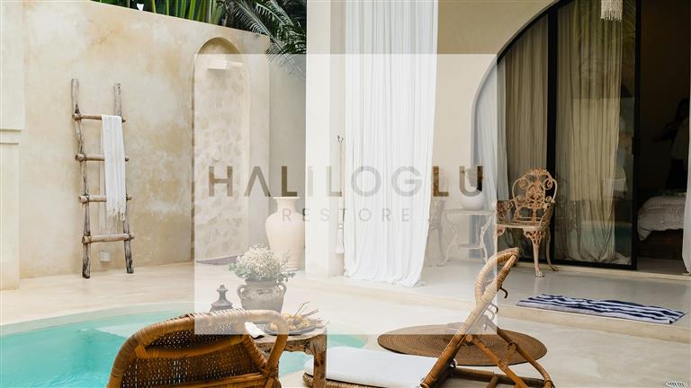 Villa Tasarımında Doğal Doku ve Işık Kullanımı.